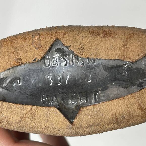 Vintage LEATHER Wrapped Novelty Liquor BOOZE HOOCH Bottle - Picture 10 of 11